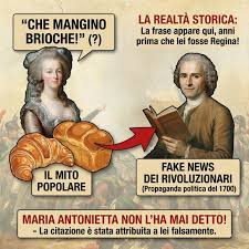 “Se non hanno più pane, che mangino brioches”
